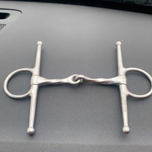 Korsteel 5” Full Cheek Twist Snaffle Pony Bit NEW